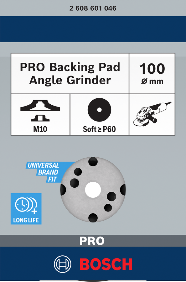 Bosch 2608601046 Rubber Backing Pad 100mm,1x - photo 2