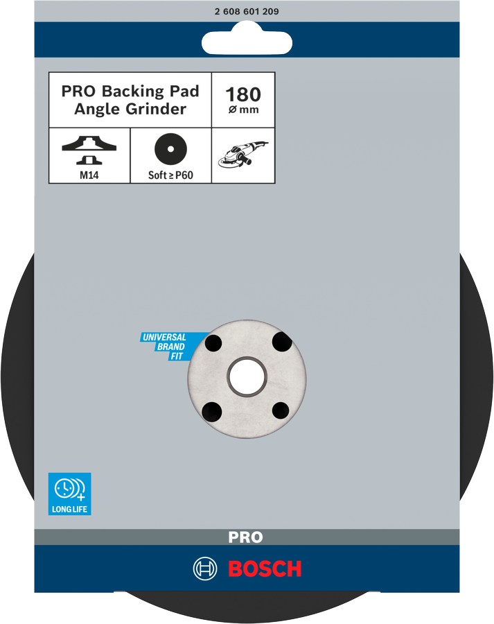 Bosch 2608601209 System Ac+others / Sa Grinding/Cutting Backing Pad 180mm,1x - photo 2