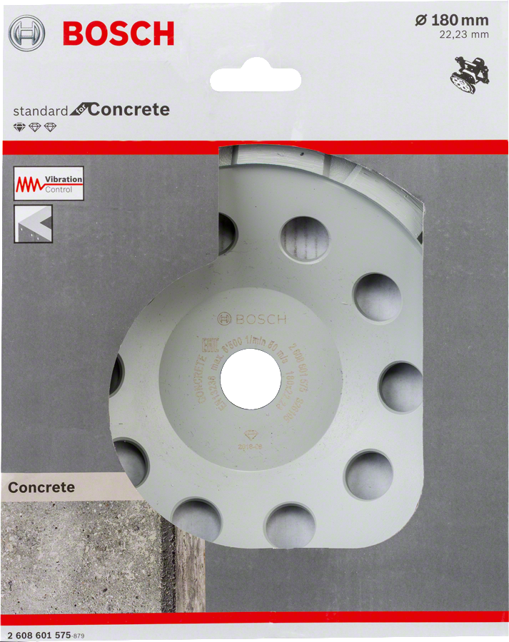 Bosch 2608601575 Concrete Grinding Wheel 7", 180mm, 5mm Segment Height, 22.23 Bore - photo 2