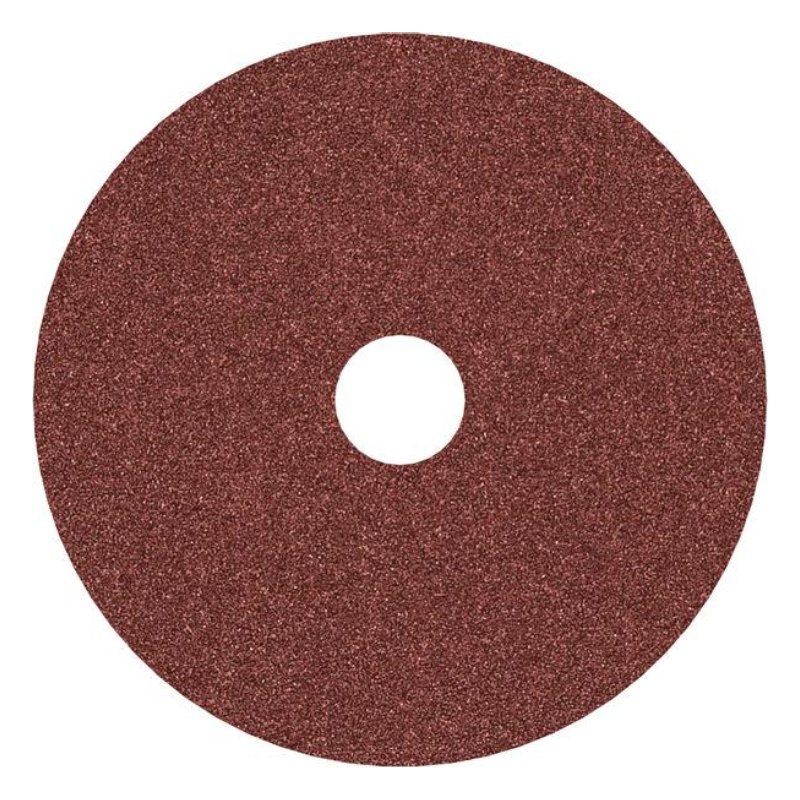 Bosch 2608601589 Fibre-Sanding Disc Aloxide, 125mm Dia, 100 Grit, Pack Of 25