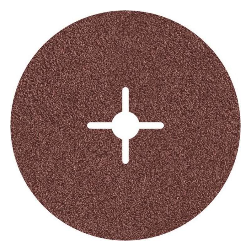 Bosch 2608601591 Fibre-Sanding Disc Aloxide, 180mm Dia, 24 Grit, Pack Of 25