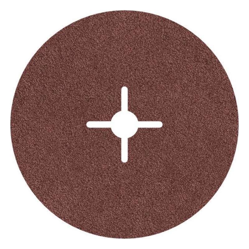 Bosch 2608601592 Fibre-Sanding Disc Aloxide, 180mm Dia, 36 Grit, Pack Of 25