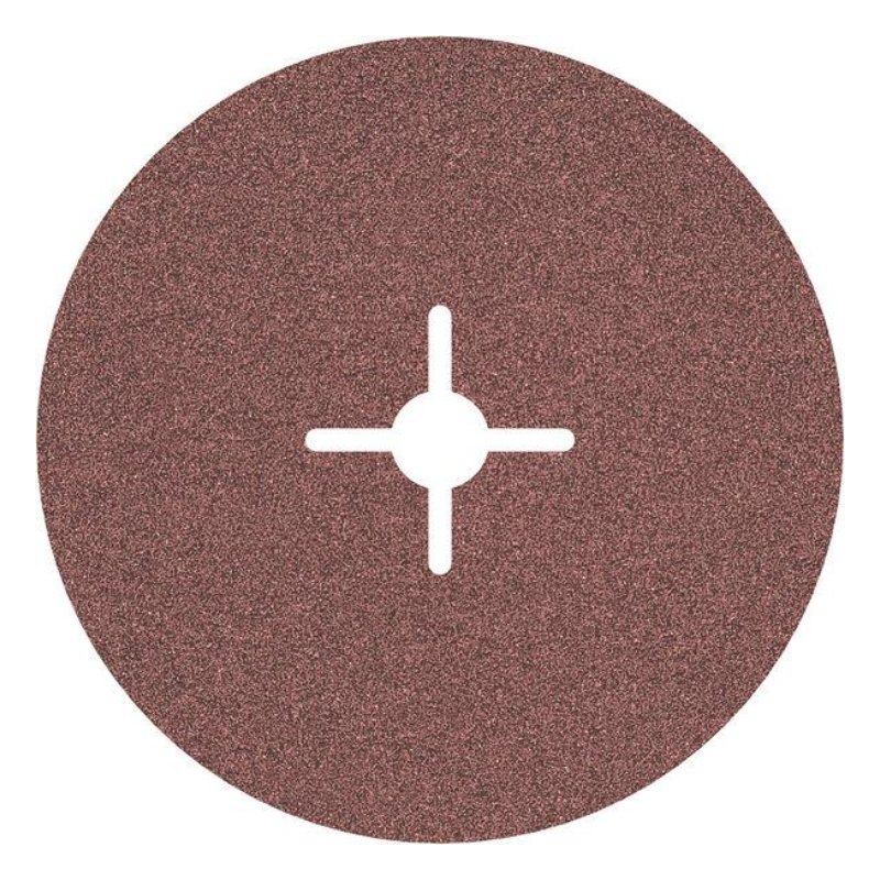 Bosch 2608601595 Fibre-Sanding Disc Aloxide, 180mm Dia, 80 Grit, Pack Of 25
