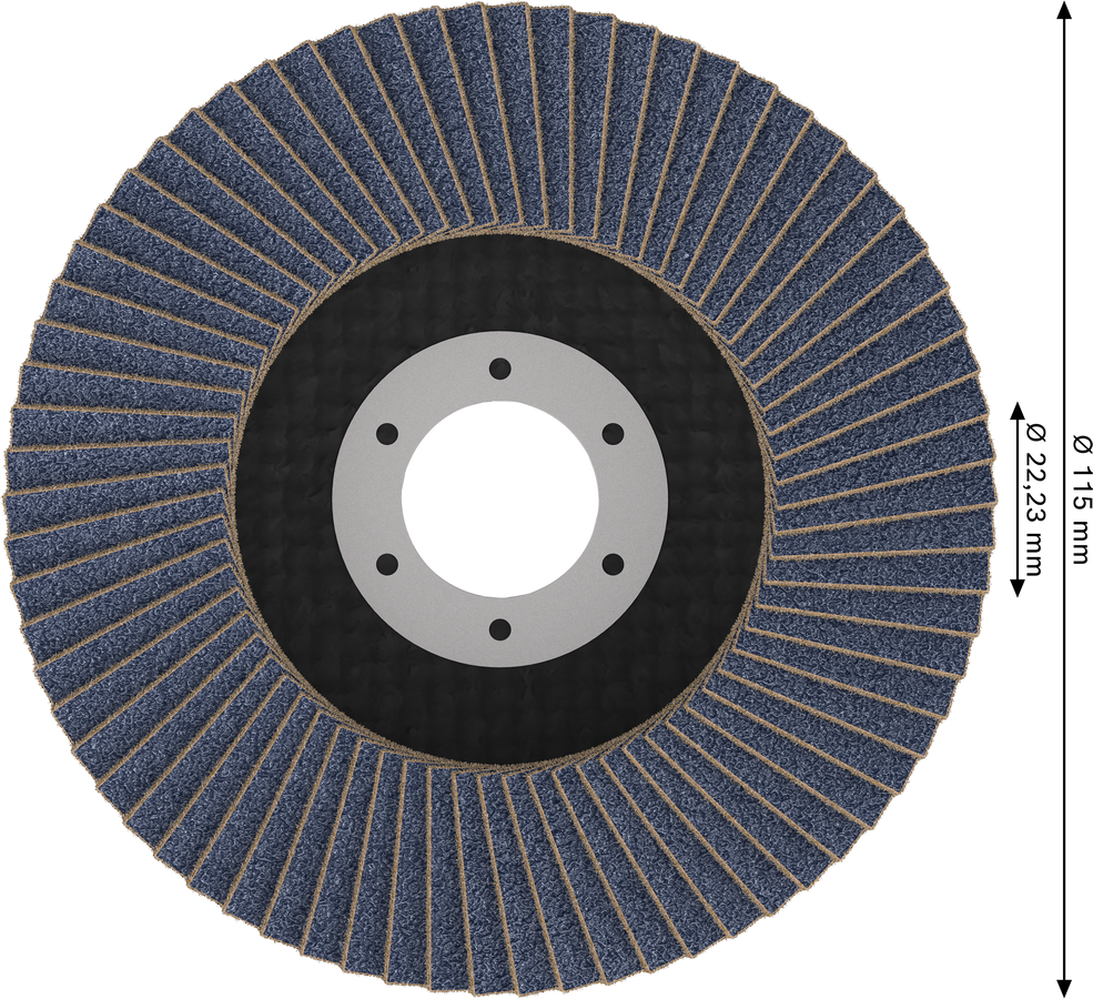 Bosch 2608607322 Flap Disc Bfm,115mm,g40,1x - photo 2