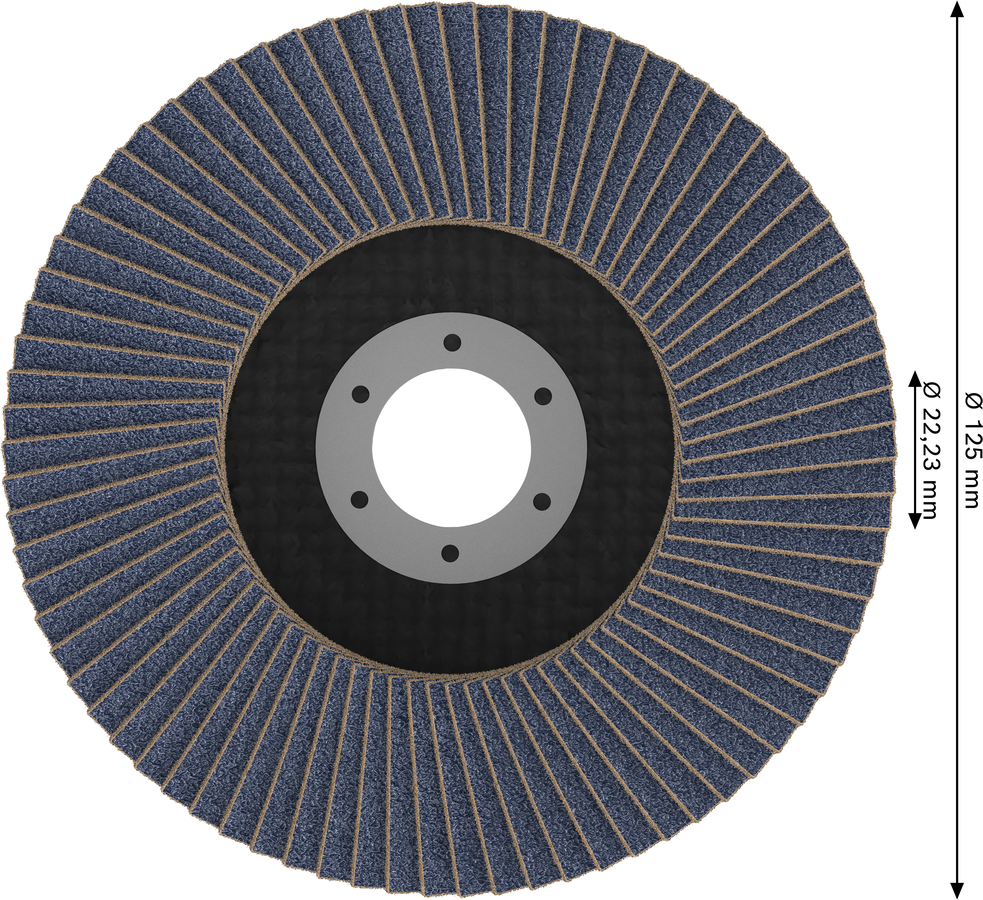 Bosch 2608607326 Flap Disc Bfm,125mm,g40,1x - photo 2