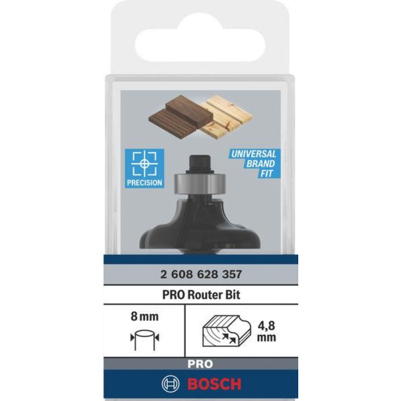 Bosch Router Bit Ogee Fillet R4.8xØ31.8xL12.4xS8 - 2608628357 - photo 2