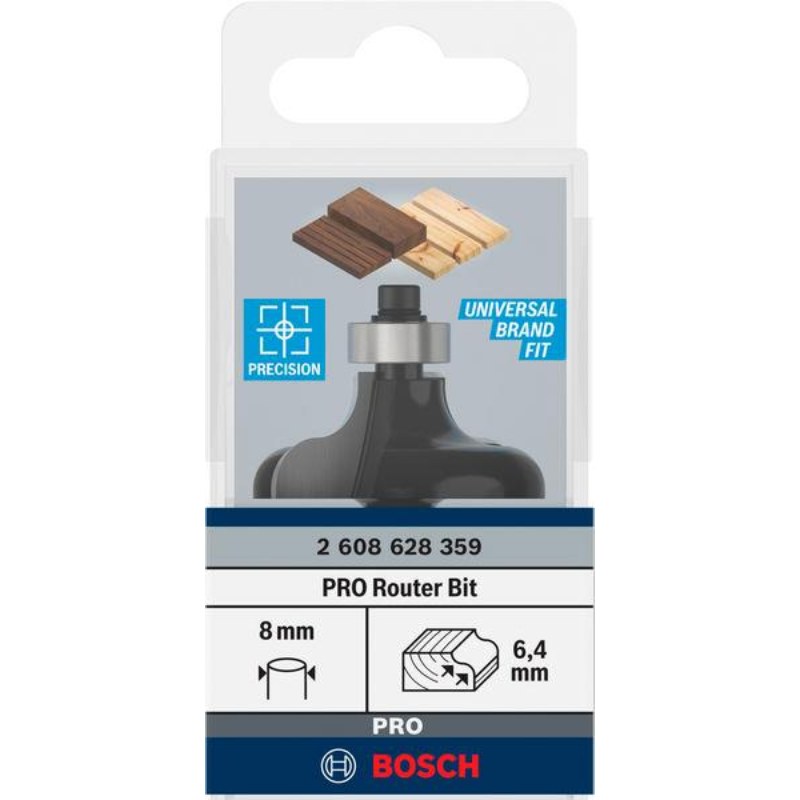 Bosch Router Bit Roman Ogee Bit R6.4xØ38xL15.7xS8 - 2608628359 - photo 2
