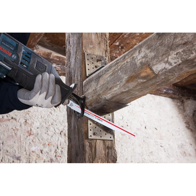 Bosch 2608653100 Reciprocating Saw Blade S 1156 XHM, Carbide Progressor for Wood and Metal - photo 3