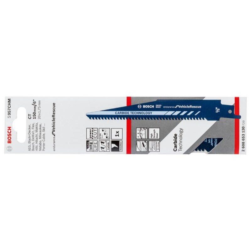 Bosch 2608653130 Reciprocating Saw Blade S 957 CHM, Endurance for Vehicle Rescue - photo 2