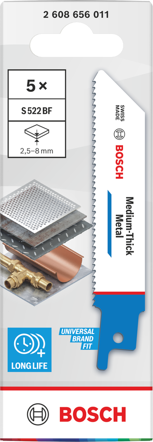 Bosch 2608656011 S522bf Bim Flexible For Metal 5pack - photo 2