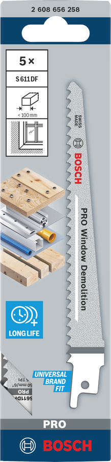 Bosch 2608656258 S611df Bim Heavy For Wood+metal 5pack - photo 2