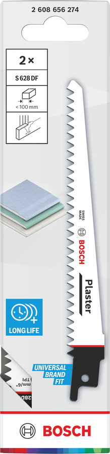 Bosch 2608656274 S628df Bim Special For Plaster 2pack - photo 2