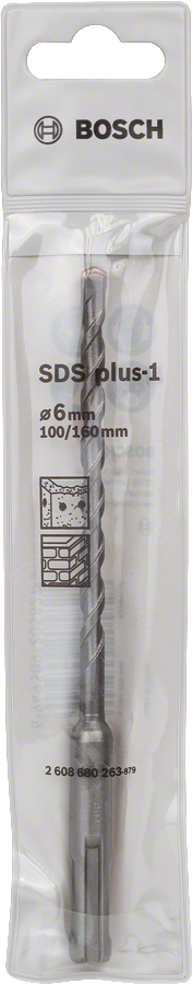 Bosch 2608680263 Sds Plus -1 Hammer Drill Bit With Diameter 6mm & Length 100mm, Pack Of 1 - photo 2