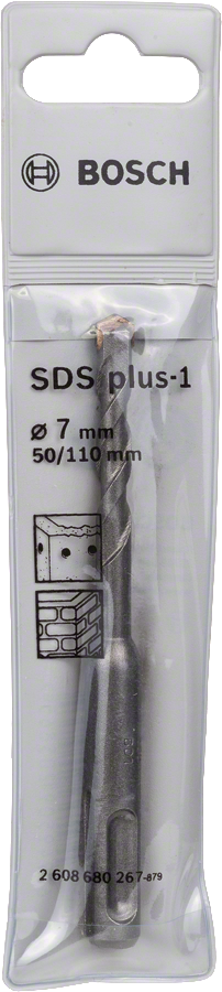 Bosch 2608680267 Sds Plus -1 Hammer Drill Bit With Diameter 7mm & Length 50mm, Pack Of 1 - photo 2