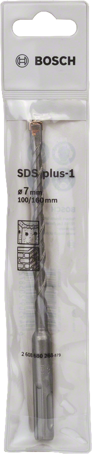 Bosch 2608680268 Sds Plus -1 Hammer Drill Bit With Diameter 7mm & Length 100mm, Pack Of 1 - photo 2