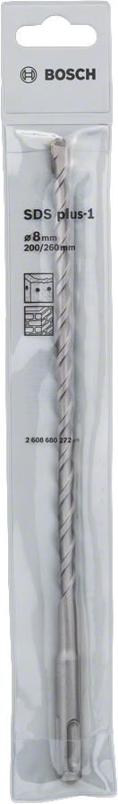 Bosch 2608680272 Sds Plus -1 Hammer Drill Bit With Diameter 8mm & Length 200mm, Pack Of 1 - photo 2