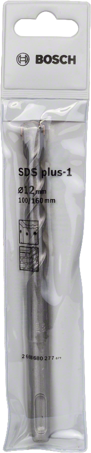 Bosch 2608680277 Sds Plus -1 Hammer Drill Bit With Diameter 12mm & Length 100mm, Pack Of 1 - photo 2