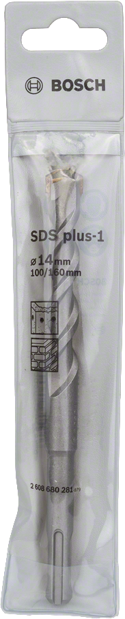 Bosch 2608680281 Sds Plus -1 Hammer Drill Bit With Diameter 14mm & Length 100mm, Pack Of 1 - photo 2