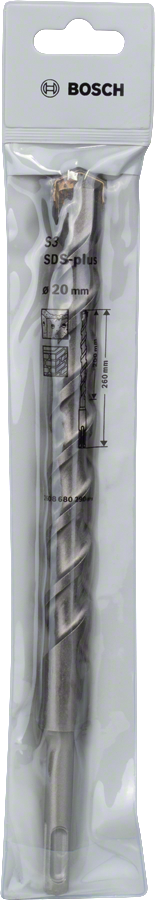 Bosch 2608680290 Sds Plus -1 Hammer Drill Bit With Diameter 20mm & Length 200mm, Pack Of 1 - photo 2