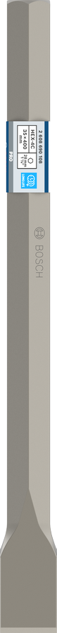 Bosch 2608690108 Flat Chisel Hex 28mm, 400 X 35 Mm