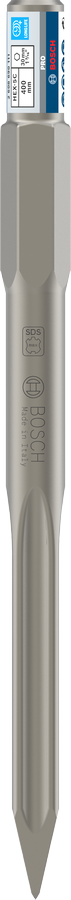Bosch 2608690111 Pointed Chisel, Self Sharpening Suitable For 16 Kg Demolition Hammer, Total Length 400mm, Pack Of 1 - photo 2