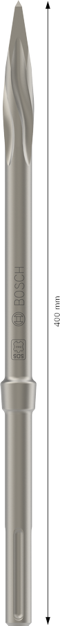 Bosch 2608690168 Pointed Chisel With Sds Max Shank, Total Length 400mm, For Heavy Demolition Work, Pack Of 1 - photo 3
