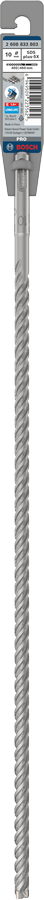 Bosch 2608833803 Sds Plus-5x Hammer Drill Bit 4 Cutter, 4 Flute, 10mm Dia, 400mmworking Length,110 Total Length - photo 2