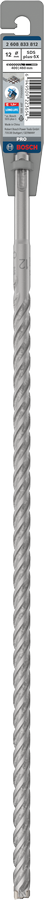 Bosch 2608833812 Sds Plus-5x Hammer Drill Bit 4 Cutter, 4 Flute, 12mm Dia, 400mmworking Length,110 Total Length - photo 2