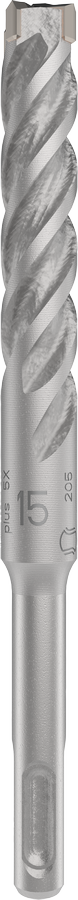 Bosch 2608833822 Sds Plus-5x Hammer Drill Bit 4 Cutter, 4 Flute, 15mm Dia, 100mmworking Length,110 Total Length