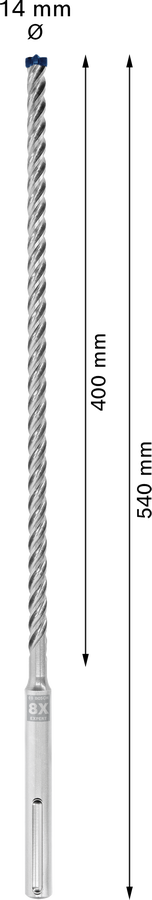Bosch 2608900208 Sdsmax Hammer Drill Bit 8x - 14 X 400 X 540 - photo 3