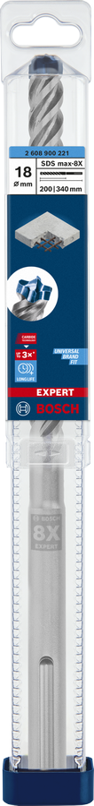 Bosch 2608900221 Sdsmax Hammer Drill Bit 8x - 18x 200 X 340 - photo 2