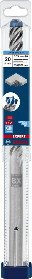 Bosch 2608900228 Sdsmax Hammer Drill Bit 8x - 20 X 200 X 320 - photo 2