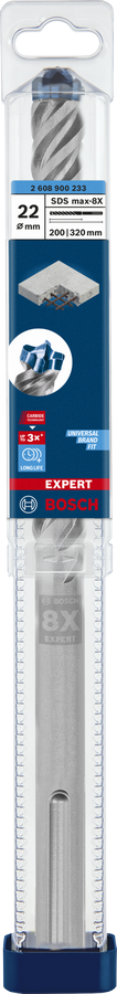 Bosch 2608900233 Sdsmax Hammer Drill Bit 8x - 22 X 200 X 320 - photo 2