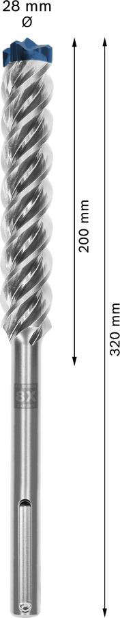 Bosch 2608900247 Sdsmax Hammer Drill Bit 8x - 28x 200 X 320 - photo 3