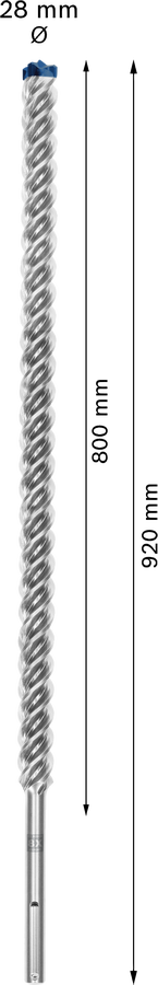 Bosch 2608900250 Sdsmax Hammer Drill Bit 8x - 28x 800 X 920 - photo 3