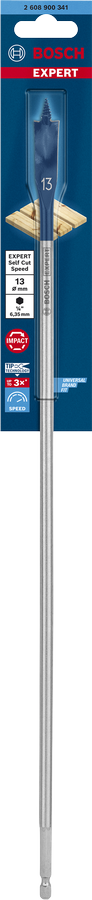 Bosch 2608900341 Expert Wood Spade Bits, Expert Range With Diameter 13mm & Total Length 400mm,pack Of 1 - photo 2