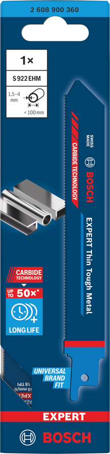 Bosch 2608900360 S922ehm Ct Endurance For Stainless Steel- Replacement For 2608653097 - photo 2