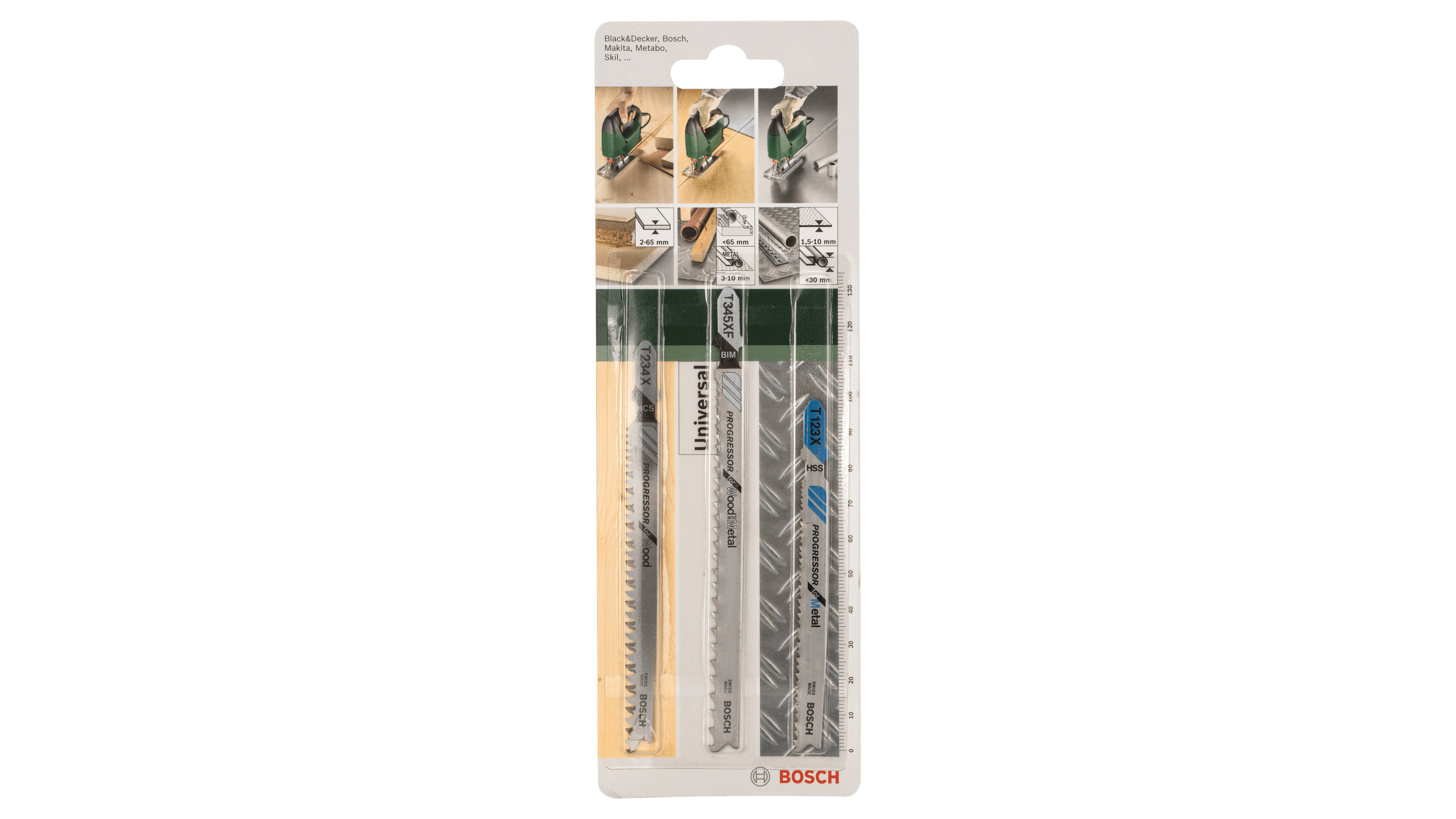 Bosch 2609256743 3pc T-Progressor Set Jigsaw Blade - photo 2