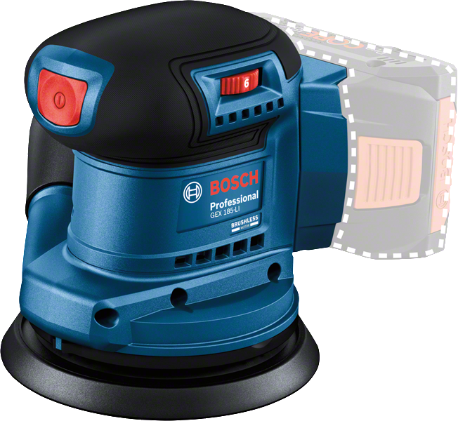Bosch GEX 185-LI Solo Random Orbit Sanders - photo 2