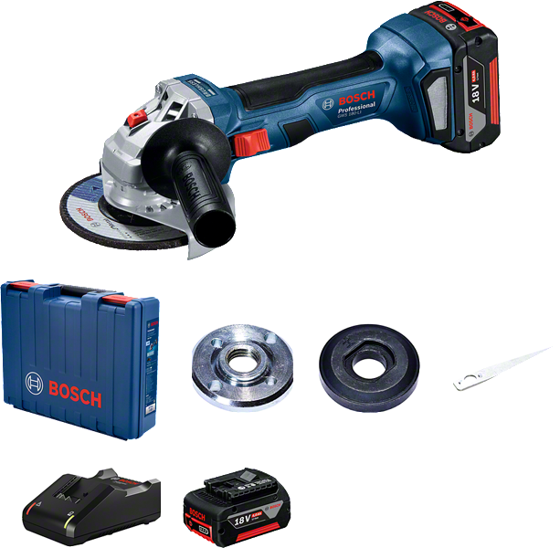 Bosch GWS 180-LI - 100mm Kit (2B+1C) Small Angle Grinder