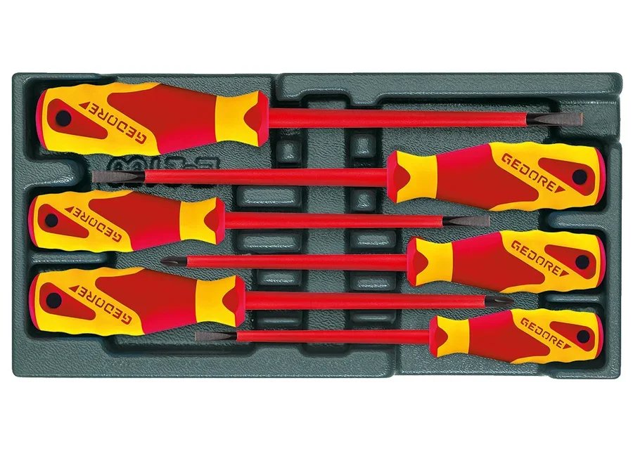 GEDORE 1500 ES-VDE 2170 PZ VDE Screwdriver set in 1/3 ES module