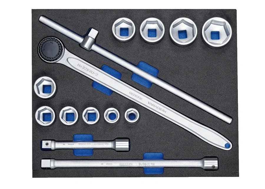 GEDORE 2005 CT3-32 Socket Set 3/4" in 3/4 Check Tool Module
