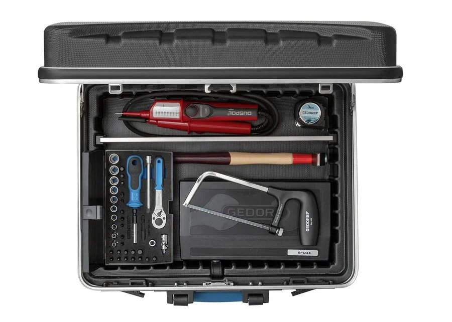 GEDORE 1090 Tool case electrician 90 pieces