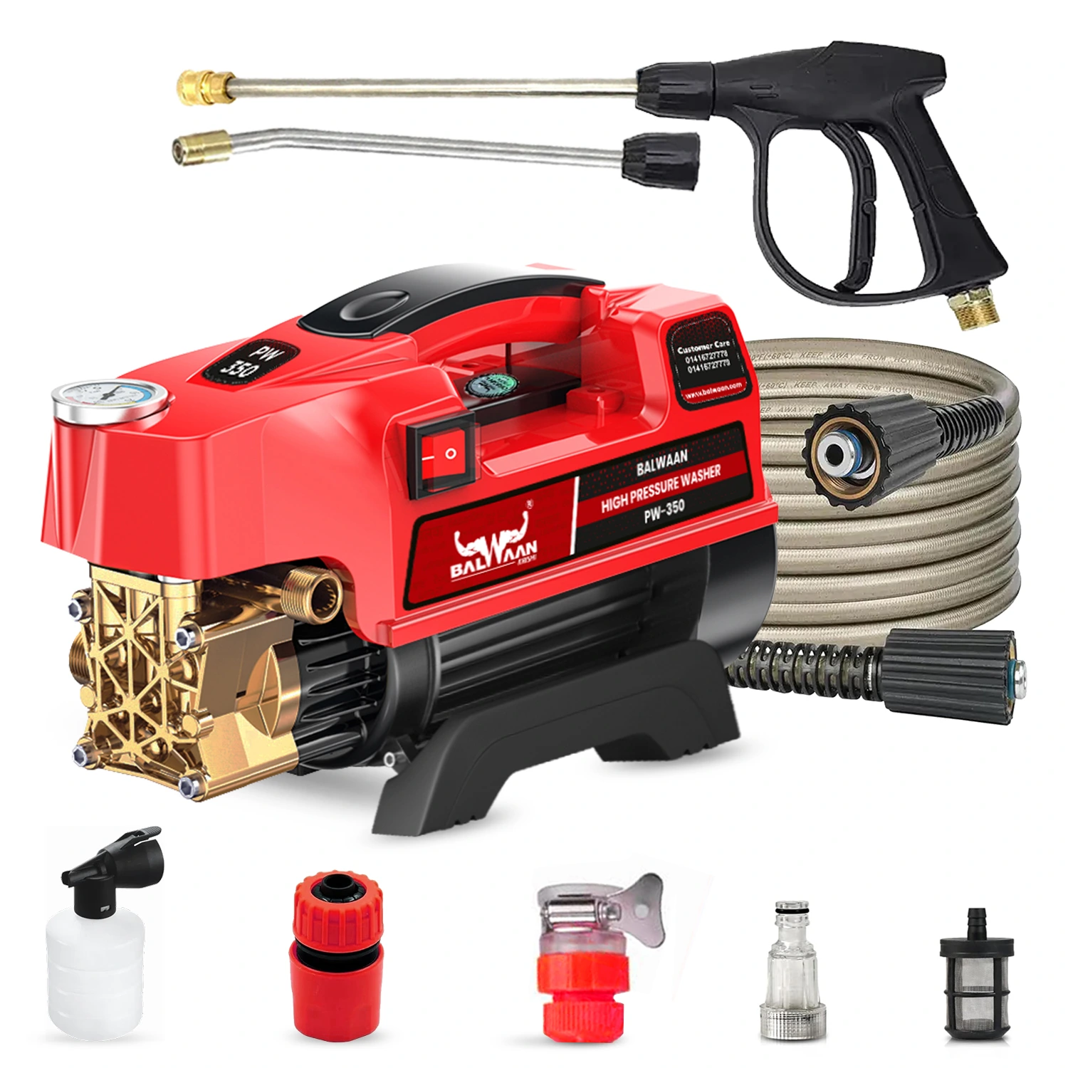 Balwaan Krishi PW-350 1800W Pressure Washer