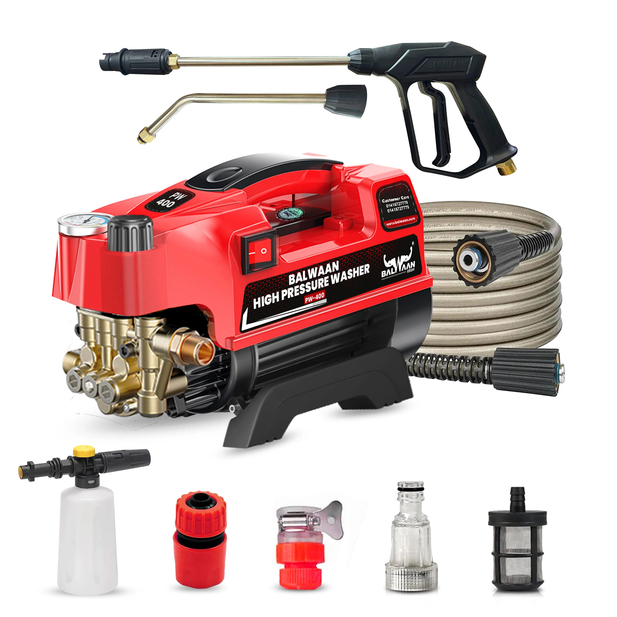 Balwaan Krishi PW-400 1800W Pressure Washer