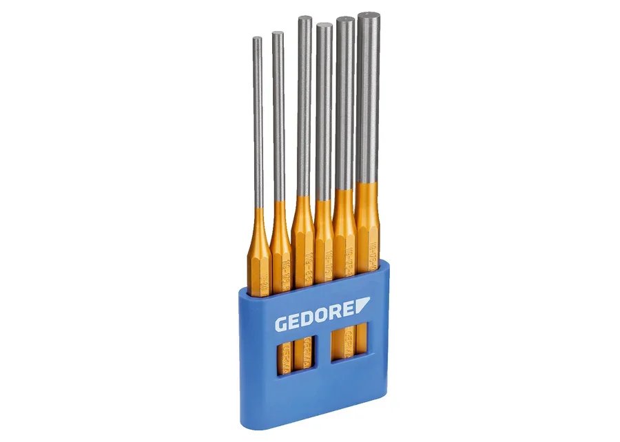 GEDORE 119 L pin punch set, 6 pieces
