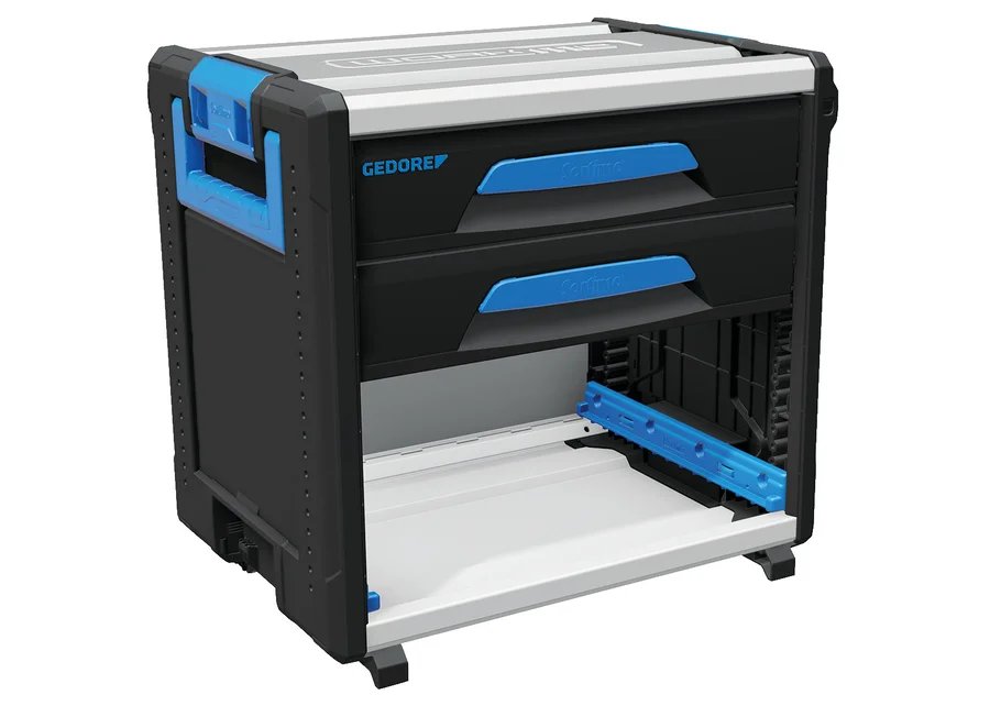 GEDORE 1110 WM 221 Tool box module WorkMo B2 2 drawers H6, compartment for L-BOXX®