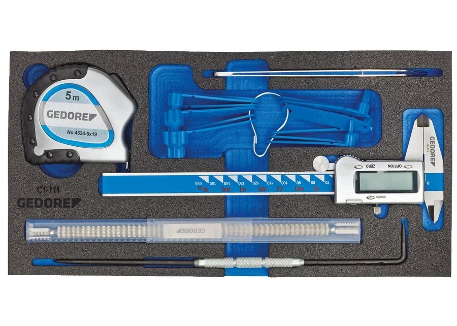 GEDORE 1500 CT1-711 Precision mechanics in 1/3 Check-Tool-Module