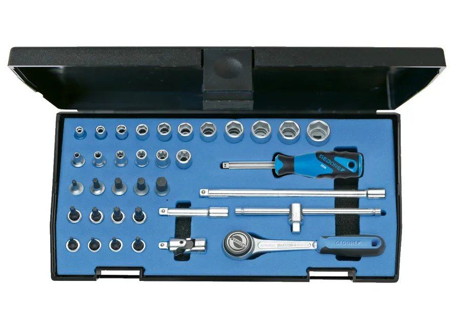 GEDORE 20 ITU-3 Socket set 1/4" 36 pieces