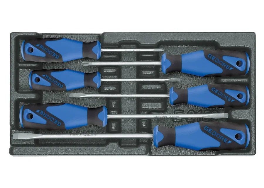GEDORE 1500 ES-2150 PH Screwdriver set in 1/3 ES module